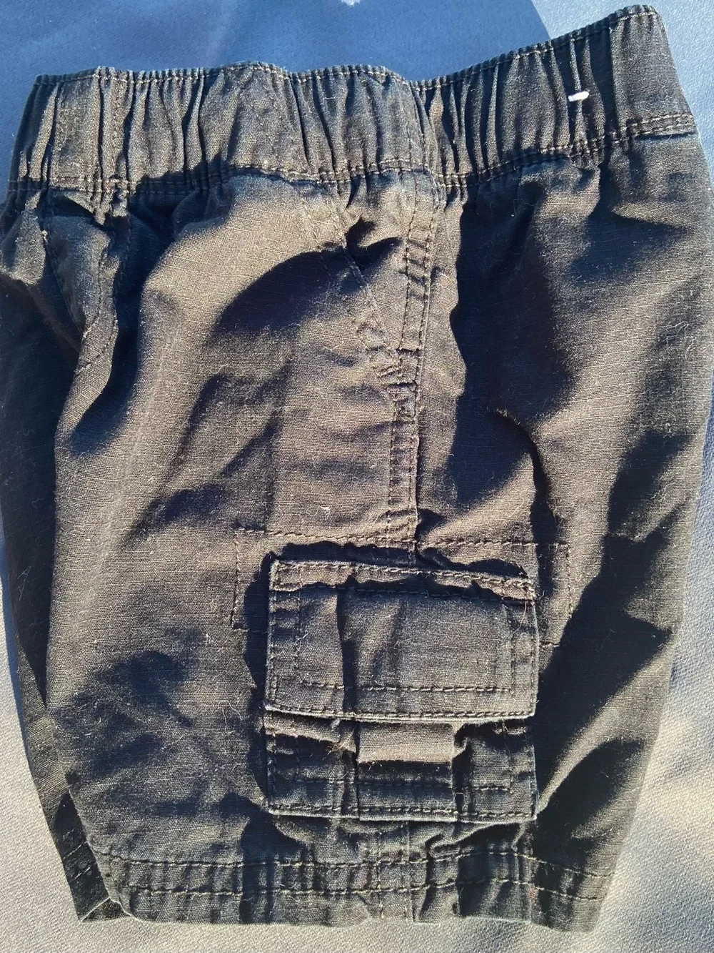 The Children's Place Dark Navy Elastic Waist Cargo Shorts